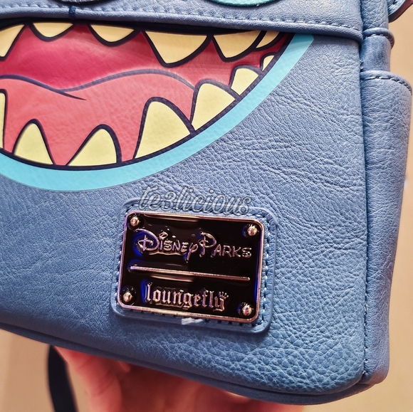 DISNEY PARKS LOUNGEFLY STITCH BACKPACK - Picture 2 of 8